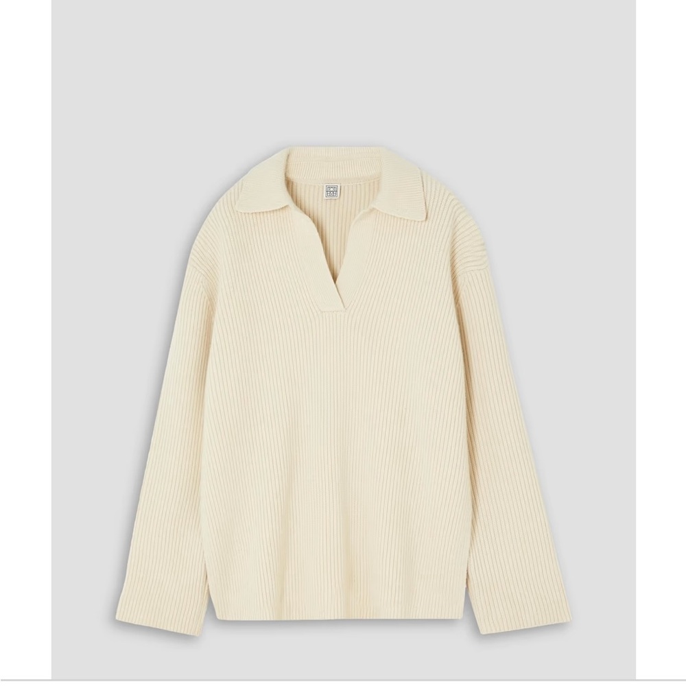 Toteme Ribbed wool and cashmere Sweater